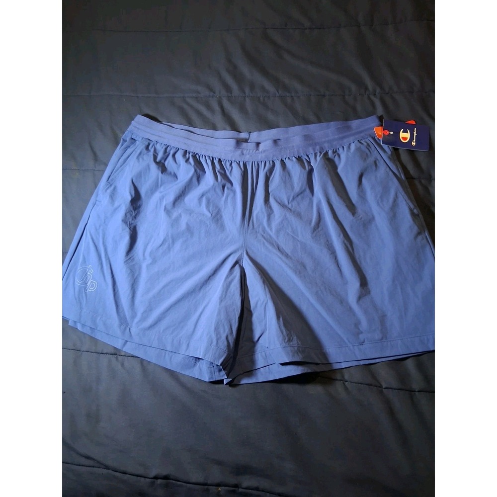 Champion Men's Shorts Big & Tall 2XL‎ Blue Lightweight Basketball, Gym